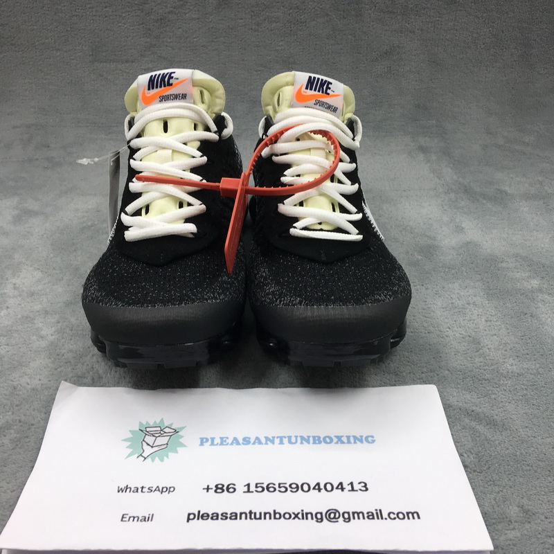 Authentic OFF-WHITE x Nike VaporMax Black GS